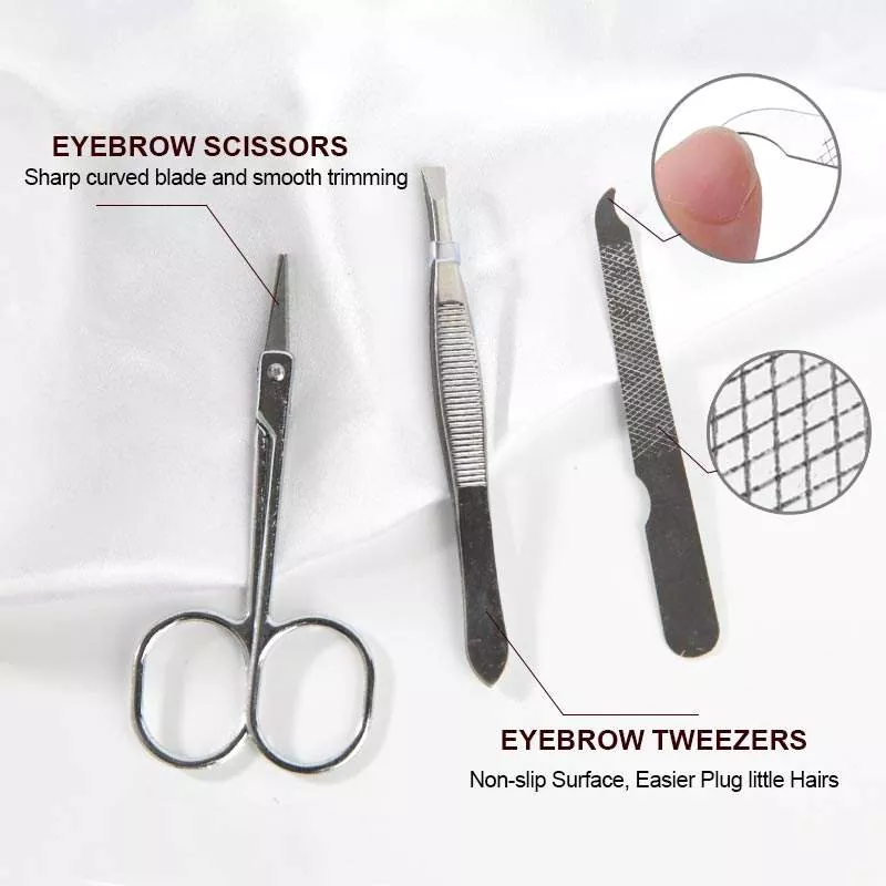 6pcs manikyur at pedikyur set kit hindi kinakalawang na mga tool sa kuko