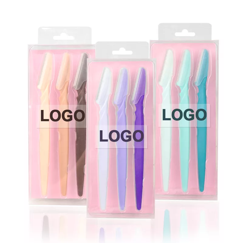 Nakatiklop na makulay na plastik na plastik na shaver trimmer set