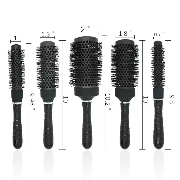 Professional Round Hair Brush Set