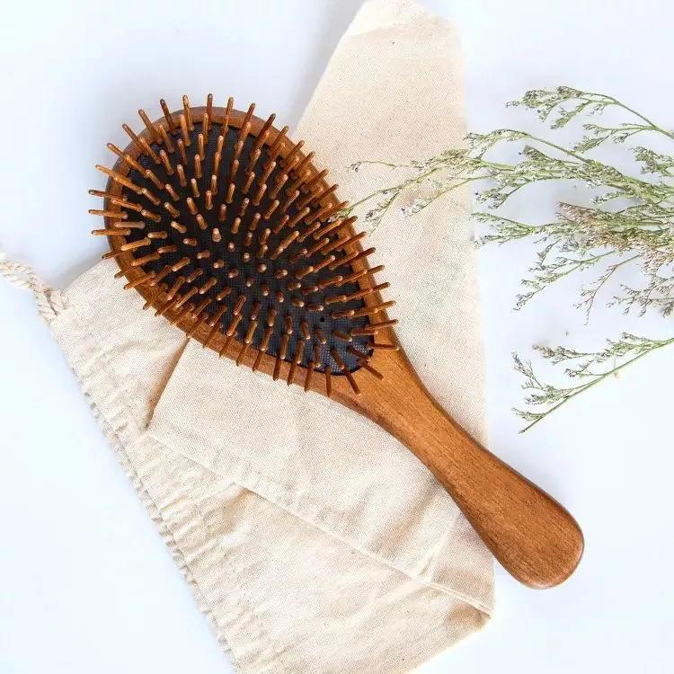 Wooden Detangling Hair Brush